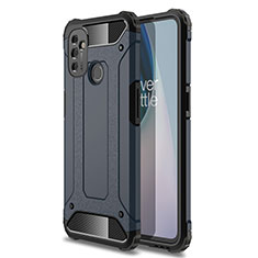 Funda Bumper Silicona y Plastico Mate Carcasa para OnePlus Nord N100 Azul