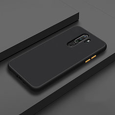 Funda Bumper Silicona y Plastico Mate Carcasa para Oppo A11X Negro