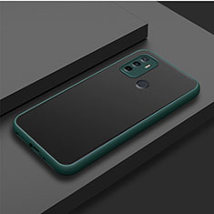 Funda Bumper Silicona y Plastico Mate Carcasa para Oppo A33 Verde Noche