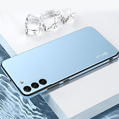 Funda Bumper Silicona y Plastico Mate Carcasa para Samsung Galaxy S21 5G Azul