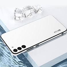 Funda Bumper Silicona y Plastico Mate Carcasa para Samsung Galaxy S25 5G Blanco