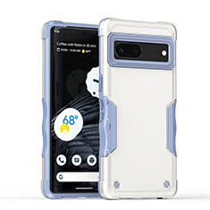 Funda Bumper Silicona y Plastico Mate Carcasa QW1 para Google Pixel 7 5G Blanco