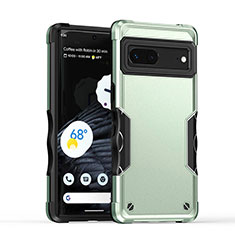 Funda Bumper Silicona y Plastico Mate Carcasa QW1 para Google Pixel 7 5G Menta Verde