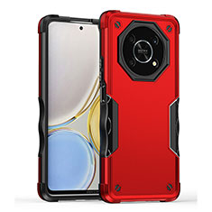 Funda Bumper Silicona y Plastico Mate Carcasa QW1 para Huawei Honor Magic4 Lite 5G Rojo