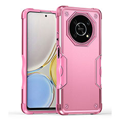 Funda Bumper Silicona y Plastico Mate Carcasa QW1 para Huawei Honor Magic4 Lite 5G Rosa