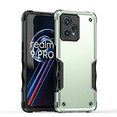 Funda Bumper Silicona y Plastico Mate Carcasa QW1 para Realme Narzo 50 Pro 5G Menta Verde