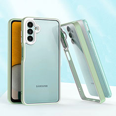 Funda Bumper Silicona y Plastico Mate Carcasa QW1 para Samsung Galaxy A04s Menta Verde