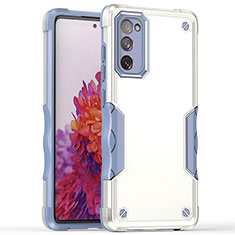 Funda Bumper Silicona y Plastico Mate Carcasa QW1 para Samsung Galaxy S20 Lite 5G Blanco