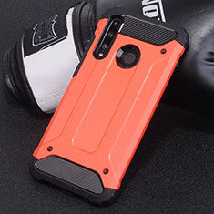 Funda Bumper Silicona y Plastico Mate Carcasa R01 para Huawei Honor 10i Rojo