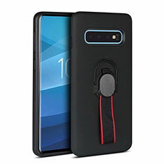 Funda Bumper Silicona y Plastico Mate Carcasa R01 para Samsung Galaxy S10 Plus Negro