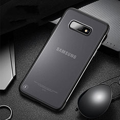 Funda Bumper Silicona y Plastico Mate Carcasa R01 para Samsung Galaxy S10e Negro