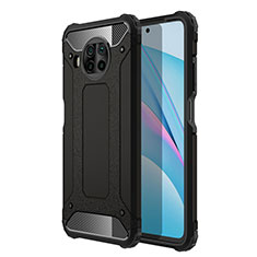 Funda Bumper Silicona y Plastico Mate Carcasa R01 para Xiaomi Mi 10i 5G Negro