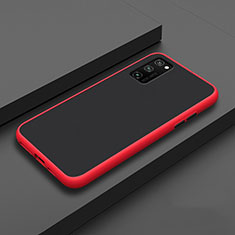 Funda Bumper Silicona y Plastico Mate Carcasa R02 para Huawei Honor V30 Pro 5G Rojo