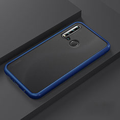 Funda Bumper Silicona y Plastico Mate Carcasa R03 para Huawei Nova 5i Azul