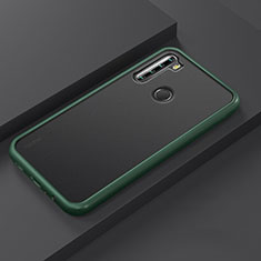 Funda Bumper Silicona y Plastico Mate Carcasa R03 para Xiaomi Redmi Note 8T Cian