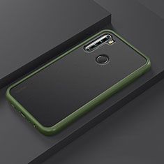 Funda Bumper Silicona y Plastico Mate Carcasa R03 para Xiaomi Redmi Note 8T Verde