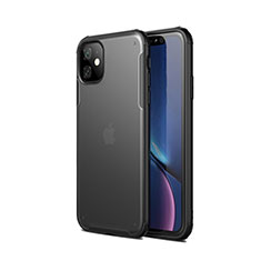 Funda Bumper Silicona y Plastico Mate Carcasa T01 para Apple iPhone 11 Negro