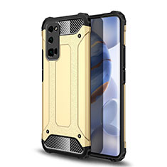 Funda Bumper Silicona y Plastico Mate Carcasa U01 para Huawei Honor 30 Pro+ Plus Oro