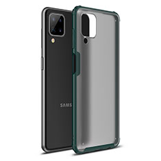 Funda Bumper Silicona y Plastico Mate Carcasa U01 para Samsung Galaxy A12 5G Verde