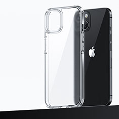 Funda Bumper Silicona y Plastico Mate Carcasa U04 para Apple iPhone 15 Claro