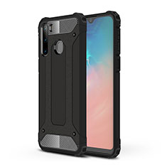 Funda Bumper Silicona y Plastico Mate Carcasa WL1 para Samsung Galaxy A21 European Negro