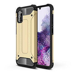 Funda Bumper Silicona y Plastico Mate Carcasa WL1 para Samsung Galaxy A41 Oro