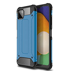 Funda Bumper Silicona y Plastico Mate Carcasa WL1 para Samsung Galaxy F42 5G Azul