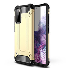 Funda Bumper Silicona y Plastico Mate Carcasa WL1 para Samsung Galaxy S20 FE 5G Oro