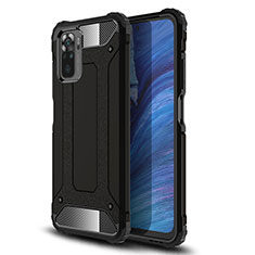 Funda Bumper Silicona y Plastico Mate Carcasa WL1 para Xiaomi Poco M5S Negro