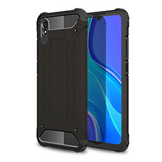 Funda Bumper Silicona y Plastico Mate Carcasa WL1 para Xiaomi Redmi 9i Negro