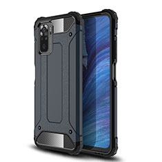 Funda Bumper Silicona y Plastico Mate Carcasa WL2 para Xiaomi Redmi Note 11 SE India 4G Azul Real