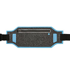 Funda Cinturon Brazo Correr Universal L08 para Motorola Moto X 2nd Gen Azul Cielo