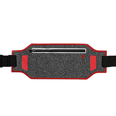 Funda Cinturon Brazo Correr Universal L08 para Samsung Wave Y S5380 Rojo