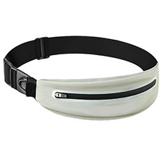 Funda Cinturon Brazo Correr Universal L11 para Accessoires Telephone Bouchon Anti Poussiere Blanco