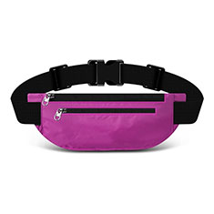 Funda Cinturon Brazo Correr Universal S03 para Samsung Glaxy S9 Rosa Roja