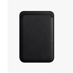 Funda de Cuero Cartera con Mag-Safe Magnetic para Apple iPhone 12 Pro Negro