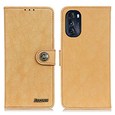 Funda de Cuero Cartera con Soporte Carcasa A01D para Motorola Moto G 5G (2022) Oro