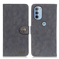 Funda de Cuero Cartera con Soporte Carcasa A01D para Motorola Moto G41 Negro