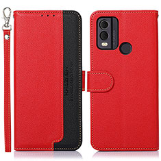 Funda de Cuero Cartera con Soporte Carcasa A01D para Nokia C22 Oro