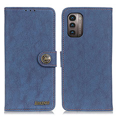 Funda de Cuero Cartera con Soporte Carcasa A01D para Nokia G11 Azul