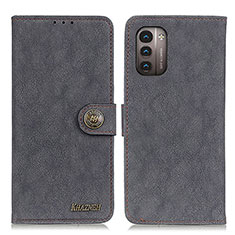 Funda de Cuero Cartera con Soporte Carcasa A01D para Nokia G11 Negro