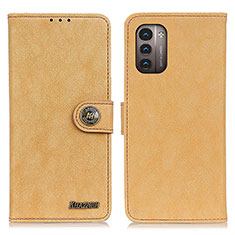 Funda de Cuero Cartera con Soporte Carcasa A01D para Nokia G11 Oro