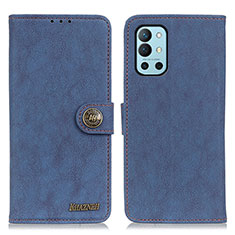 Funda de Cuero Cartera con Soporte Carcasa A01D para OnePlus 9R 5G Azul