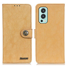 Funda de Cuero Cartera con Soporte Carcasa A01D para OnePlus Nord 2 5G Oro