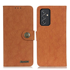 Funda de Cuero Cartera con Soporte Carcasa A01D para Samsung Galaxy A05s Marron