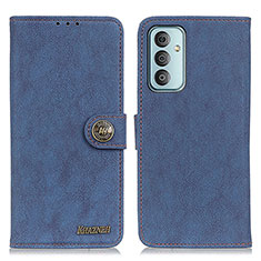 Funda de Cuero Cartera con Soporte Carcasa A01D para Samsung Galaxy F23 5G Azul