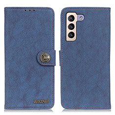 Funda de Cuero Cartera con Soporte Carcasa A01D para Samsung Galaxy S21 Plus 5G Azul