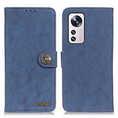 Funda de Cuero Cartera con Soporte Carcasa A01D para Xiaomi Mi 12 Lite 5G Azul