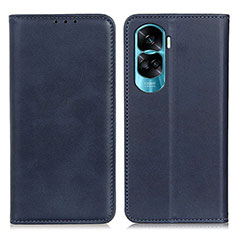 Funda de Cuero Cartera con Soporte Carcasa A02D para Huawei Honor 90 Lite 5G Azul