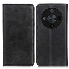 Funda de Cuero Cartera con Soporte Carcasa A02D para Huawei Honor X9b 5G Negro